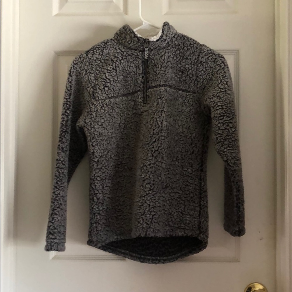 Half zip Sherpa sweater